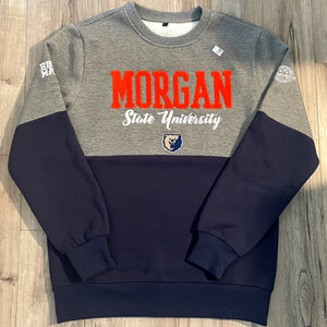 Morgan State | THE GRAD | GRAY & NAVY Unisex Sweatshirt