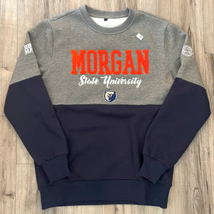 Morgan State | THE GRAD | GRAY & NAVY Unisex Sweatshirt