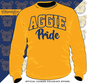 NC A&T AGGIE | Vintage PRIDE ARCH Unisex Sweatshirt (Z)