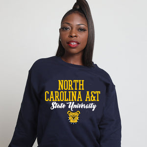 NC A&T AGGIE | 2020 Univ. Navy Unisex Sweatshirt (DK)