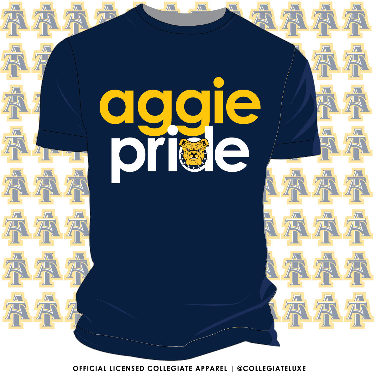 NC A&T AGGIE | 2020 Aggie Pride Navy Unisex Tees (Z)