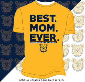 NC A&T AGGIES | Best "MOM" Ever Unisex Tees (z)