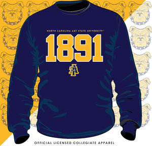 NC A&T AGGIES | EST. 1891 | Unisex Sweatshirt (z)