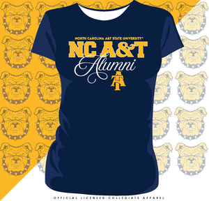 NC A&T AGGIES | Fancy Alumni Ladies Tees (Z)