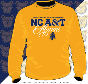 NC A&T AGGIE | Fancy Alumni GOLD Sweatshirt (Z)