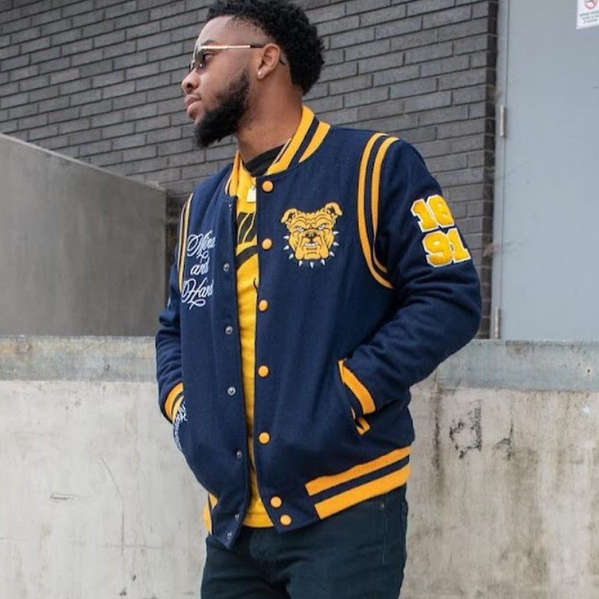 NC A&T AGGIE | VARSITY JACKET Unisex – collegiateluxe