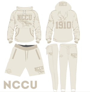 PRE ORDER (MAY 20) NCCU | GOAT Chenille Set |  Hoodie / Jogger /Shorts  (aja)