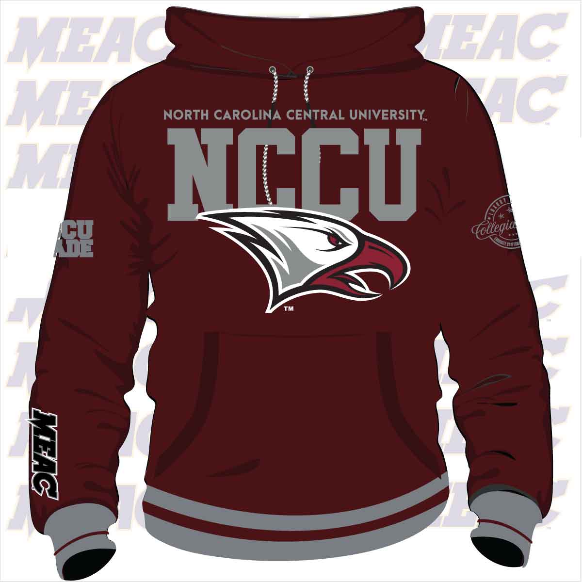 NCCU Chenille Unisex HOODIE (aja)