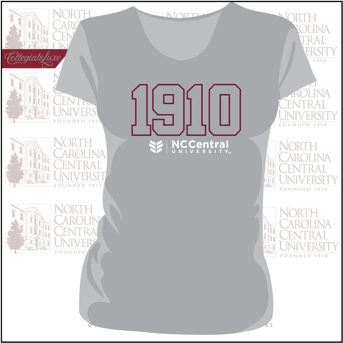 NCCU | EST. GRAY Ladies Tees  -Z-