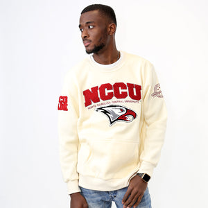 NCCU | CREAM 23 ARCH (Chenille )  UNISEX SWEATSHIRT (aja)