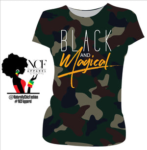 NCF • Black & Magical | CAMO Ladies Tees (bre)