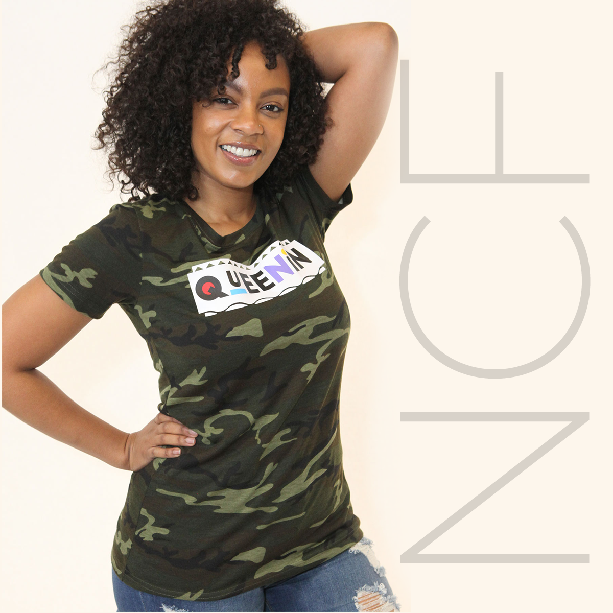 NCF • QUEENIN | CAMO Ladies-Tees