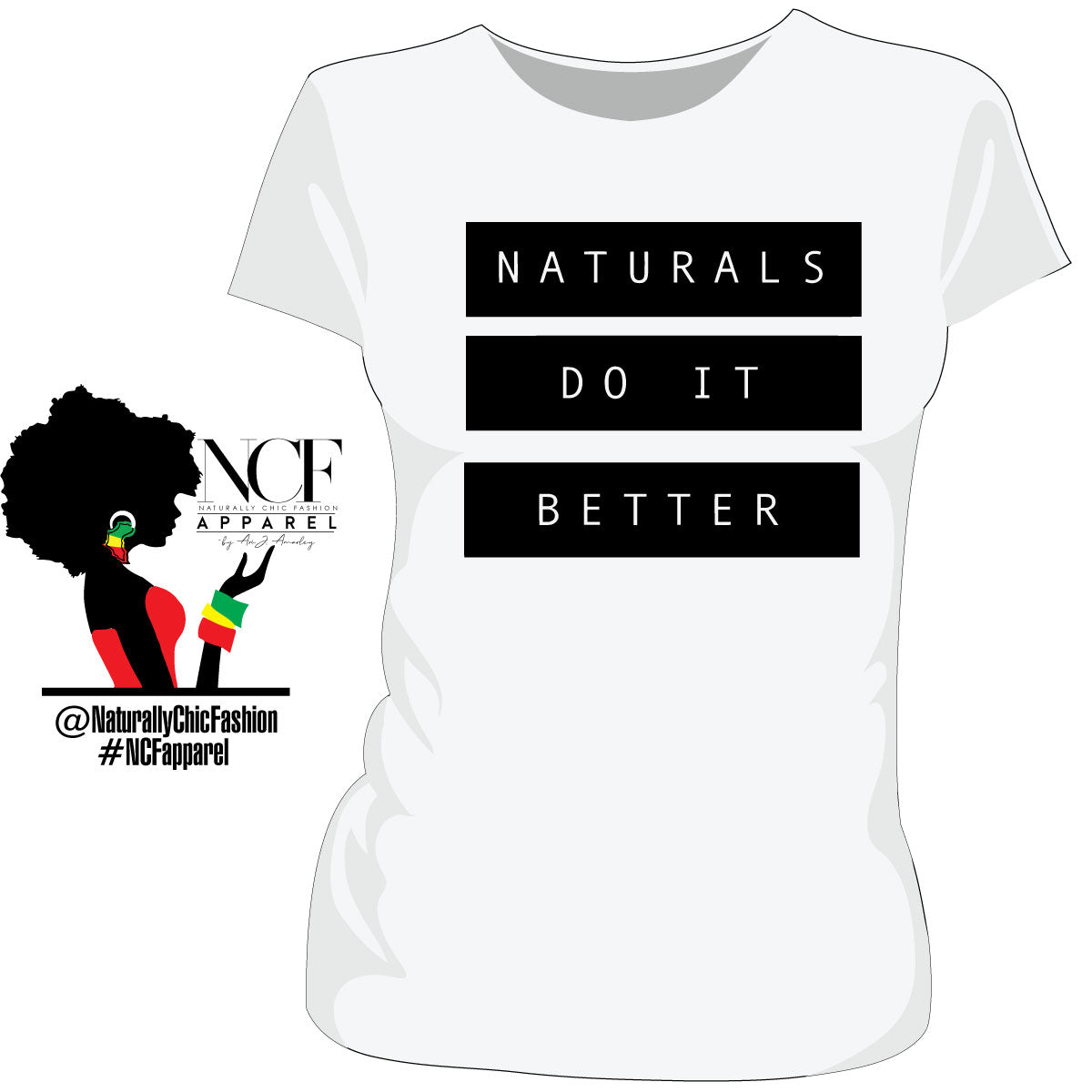 NCF | NATURAL DO IT BETTER ( JUNIOR )  White  Tees