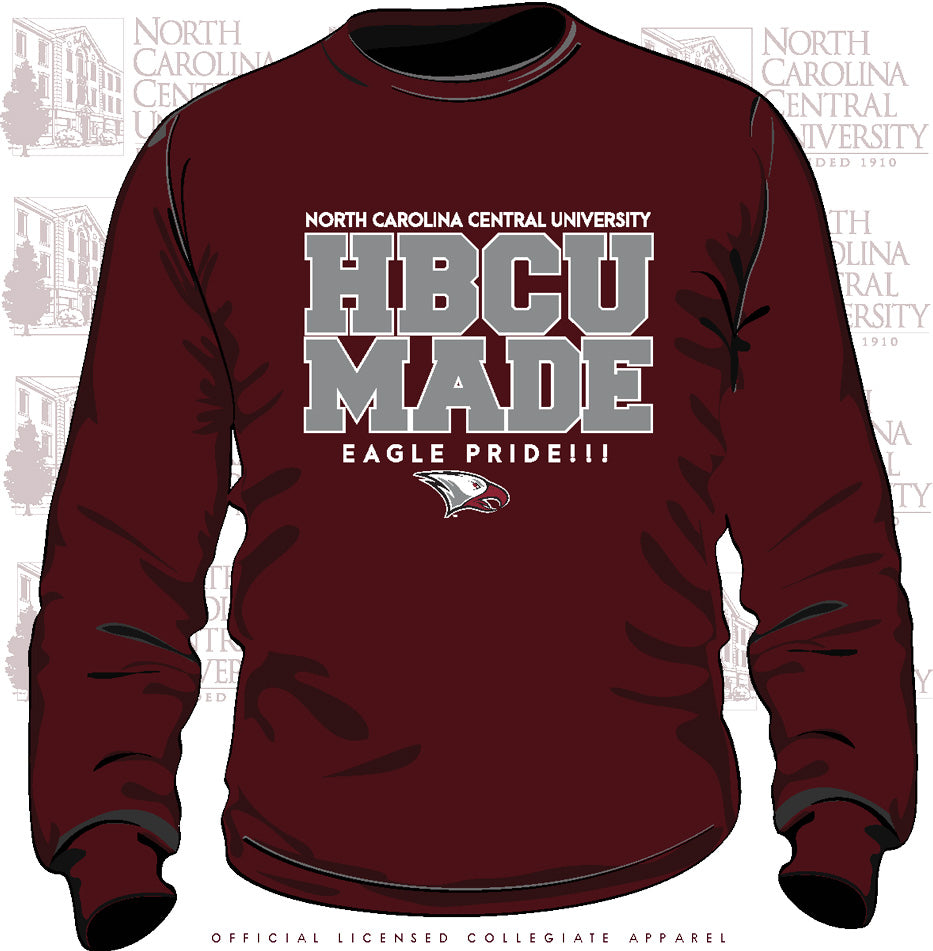 NCCU | HBCU MADE Marron Unisex Sweatshirt (**)