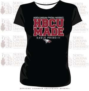 NCCU | HBCU MADE Black Ladies Tees (z)