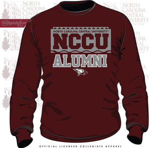 NCCU | 90s ALUMNI Maroon Sweatshirts -z-