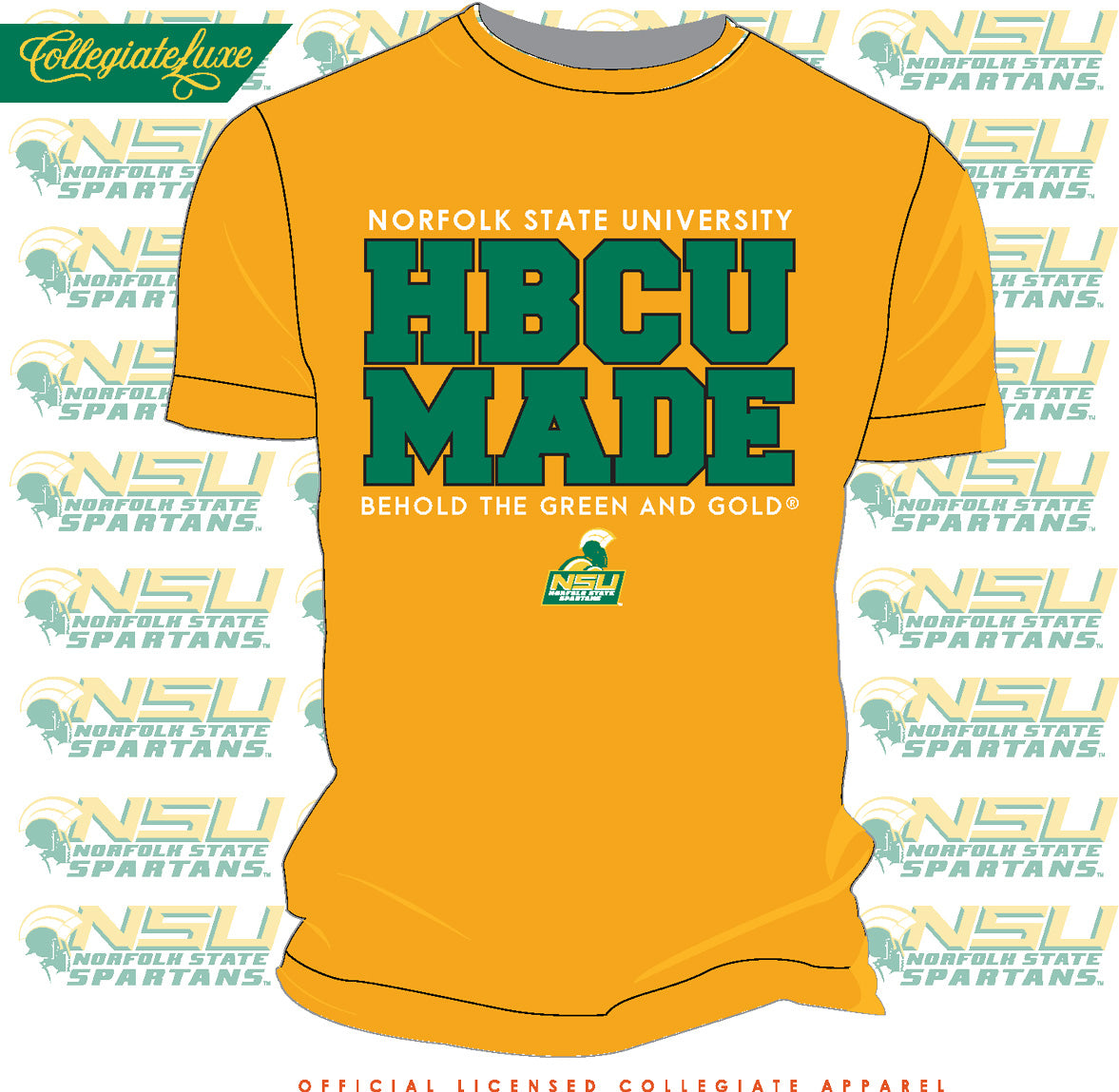 NORFOLK ST. | HBCU MADE Gold Unisex Tees (z)