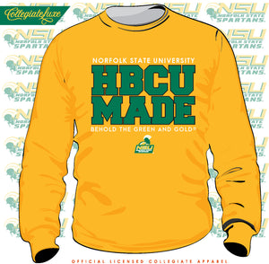 NORFOLK ST. | HBCU MADE Gold Unisex Sweatshirt (z)