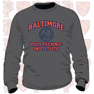 Baltimore Polytechnic Institute | POLY ARCH Gray Unisex Sweatshirt (Z)