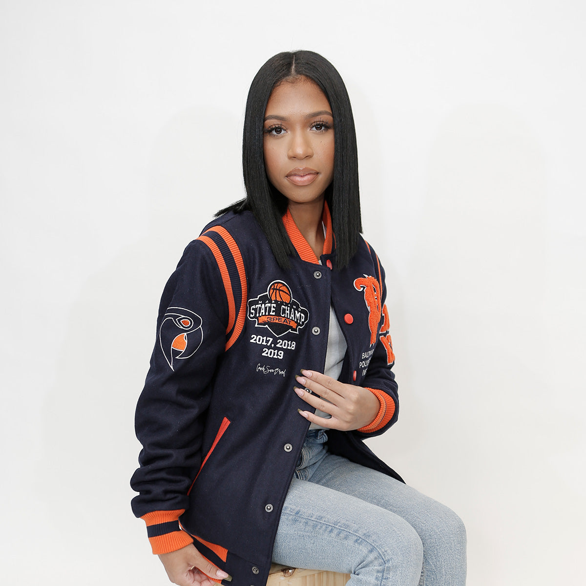 Pre Order ( Ship May 4) Baltimore Polytechnic Institute | VARSITY JACKET (3.25)