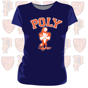 Baltimore Polytechnic Institute | POLY ARCH STUDENT Navy Ladies Tees -Z-
