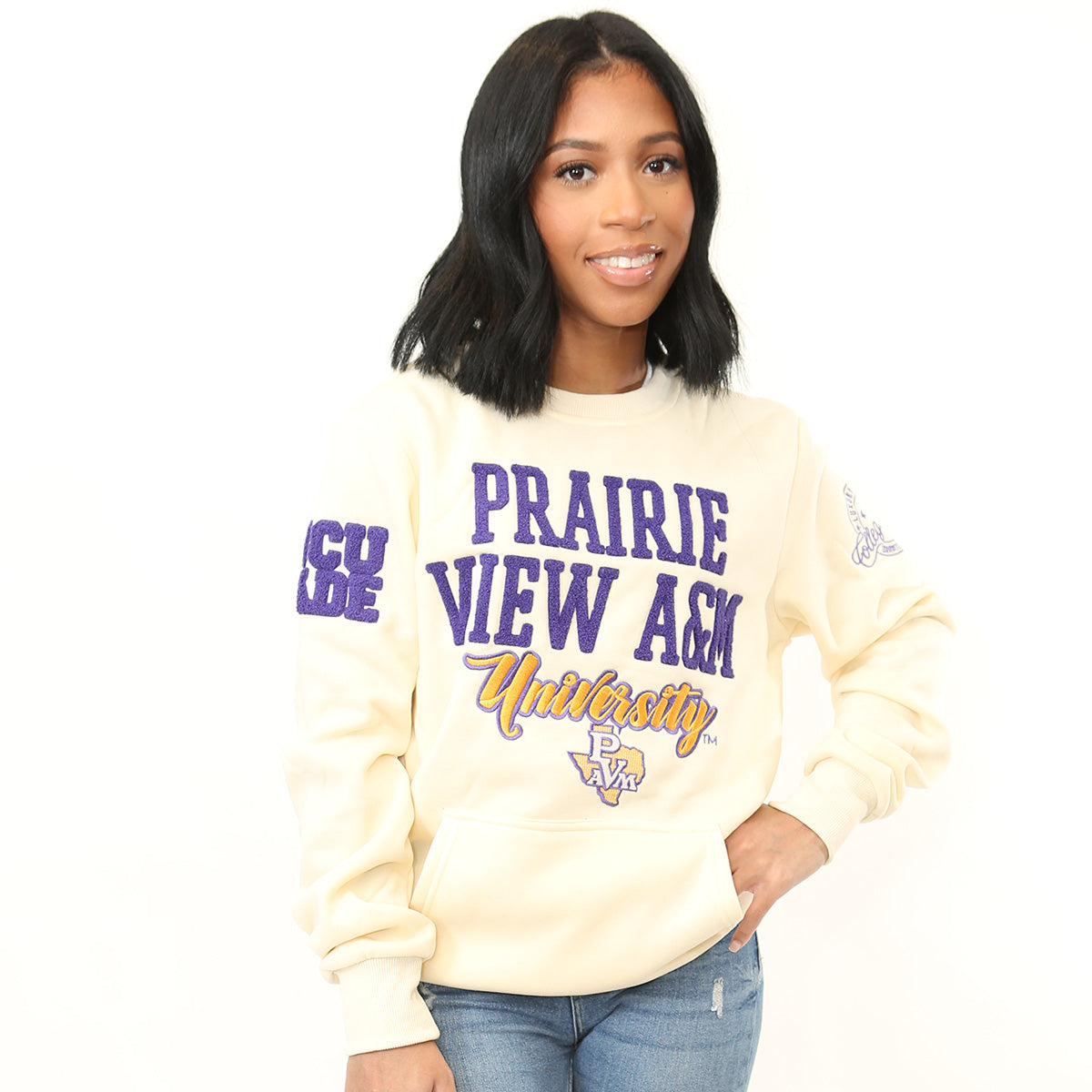 Prairie View A&M 23 CREAM (Chenille) | Unisex Sweatshirt