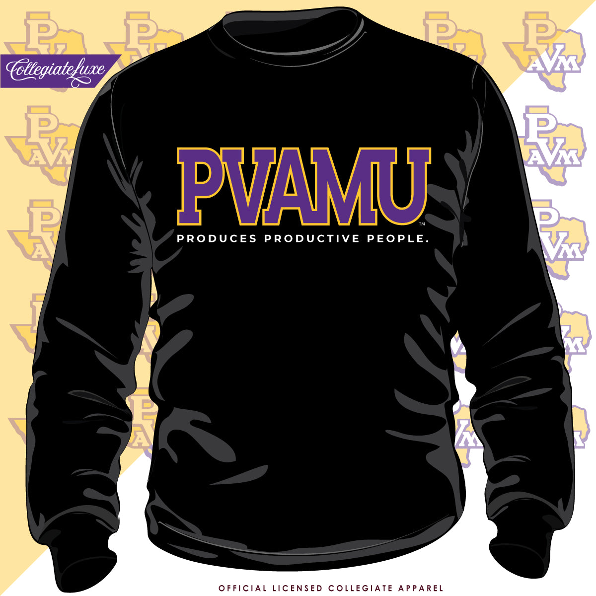 Prairie View A&M | 1900 Univ. BLACK Unisex Sweatshirt (N)