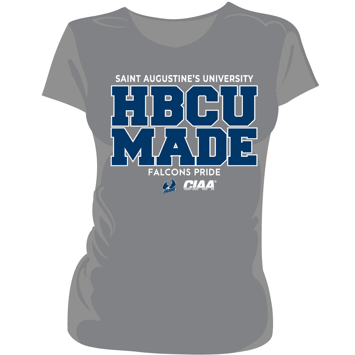 SAU | HBCU MADE Gray Ladies Tees (Z)