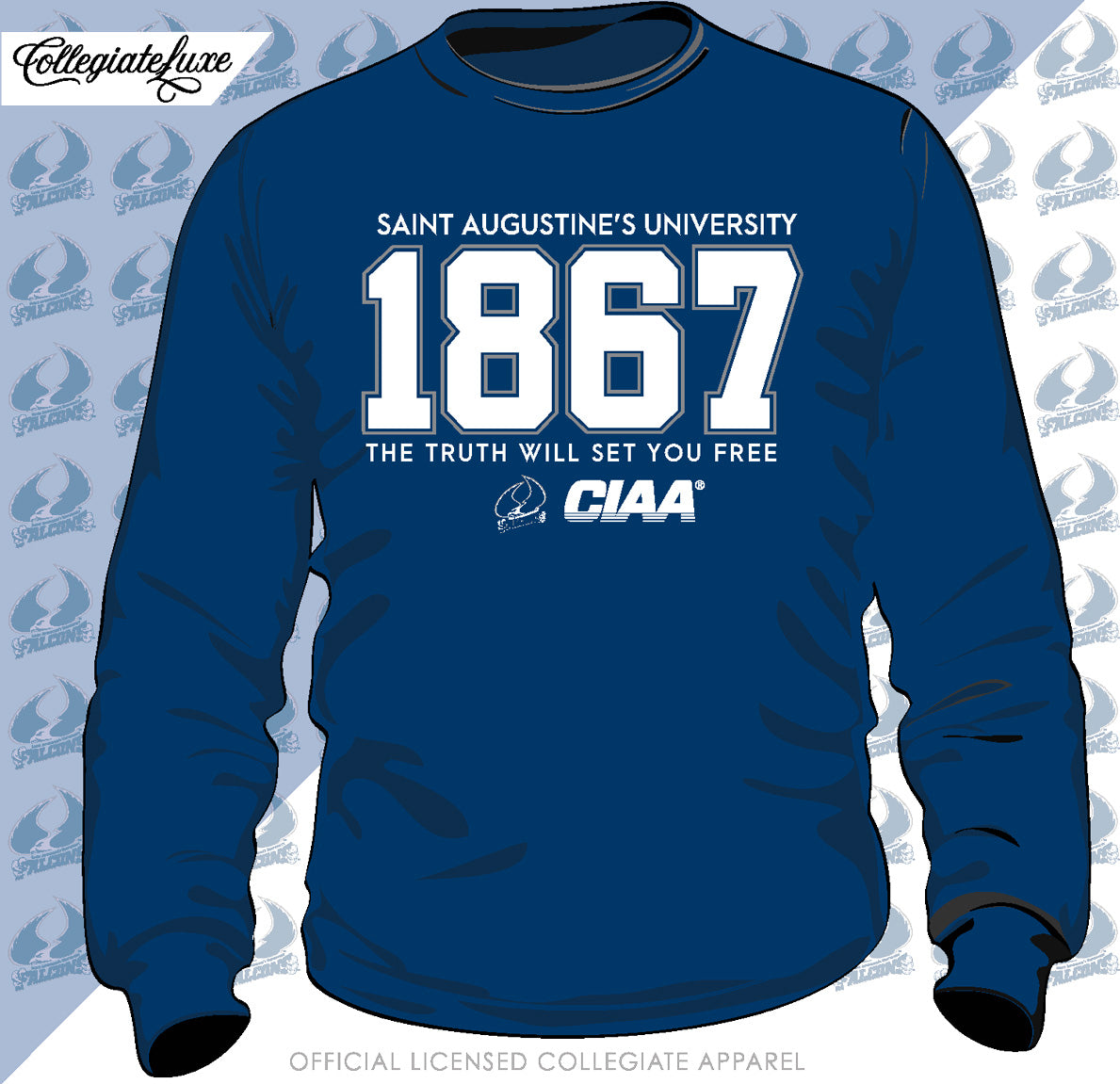 Louisville Languages Royal Blue Sweatshirt - GOEX - Just Creations