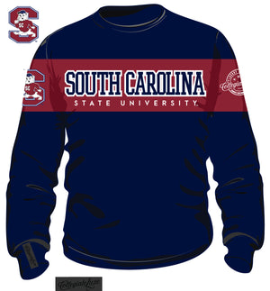 SC State 2 TONE ( Chenille & Embroidery  ) UNISEX SWEATSHIRT (aja)