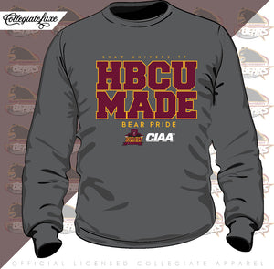 SHAW U | HBCU MADE Gray unisex sweatshirt