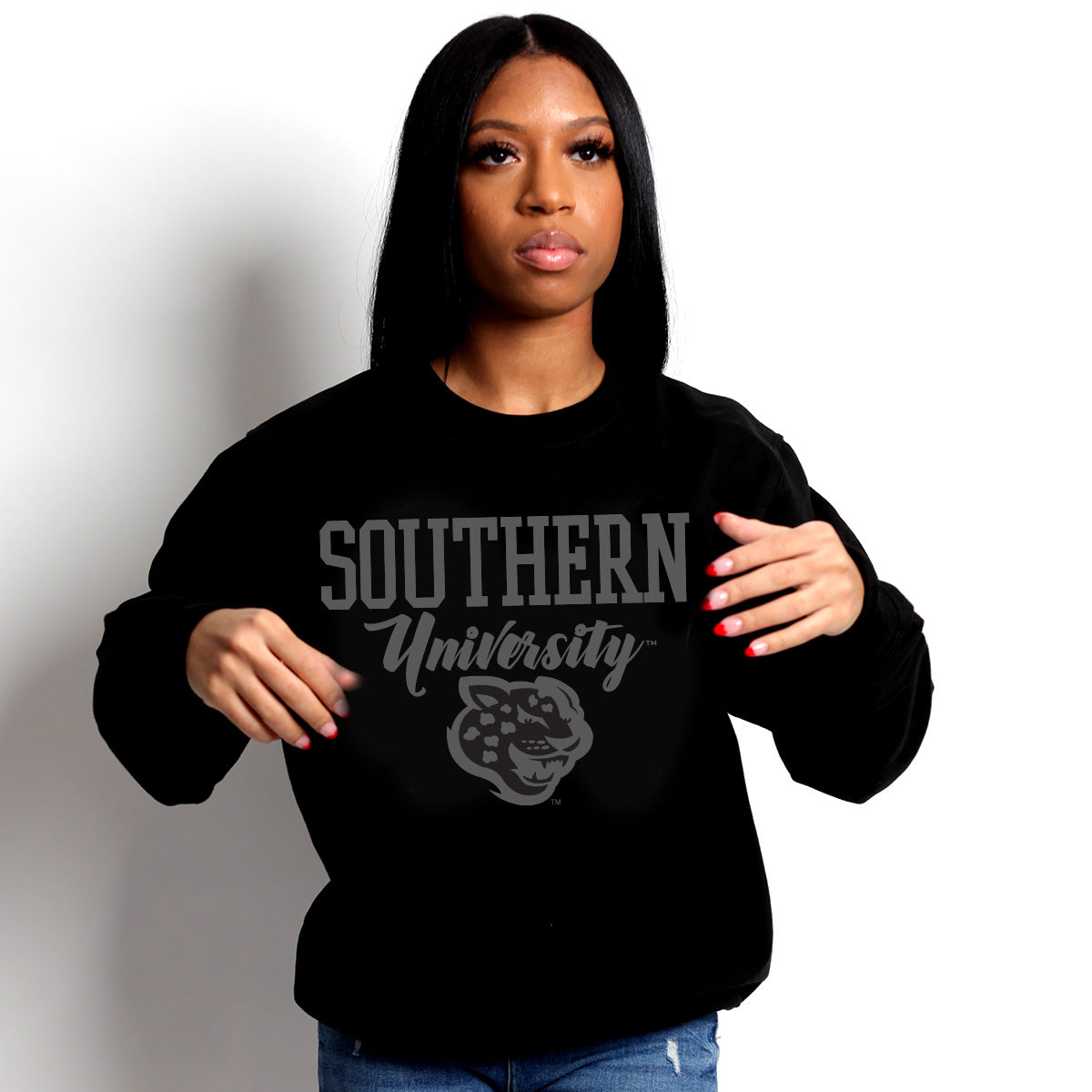 SOUTHERN Univ. | LOGO | 3D PUFF INK | Black Unisex