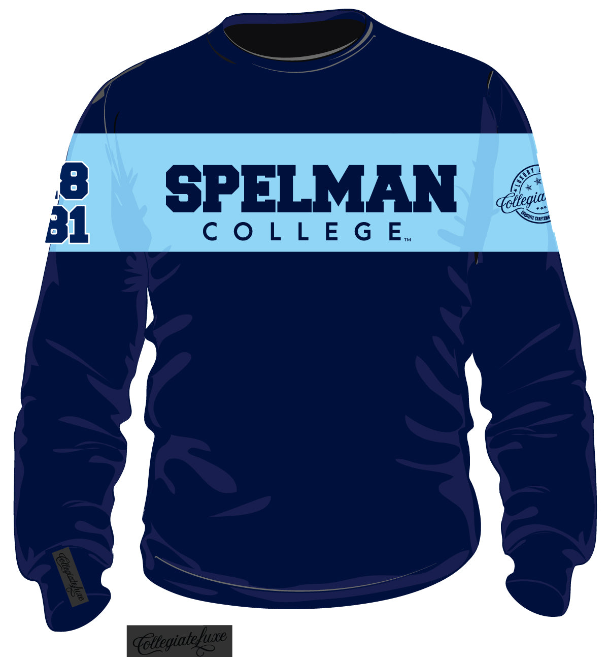 Spelman | 2 TONE (Chenille & Embroidery) Unisex Sweatshirt