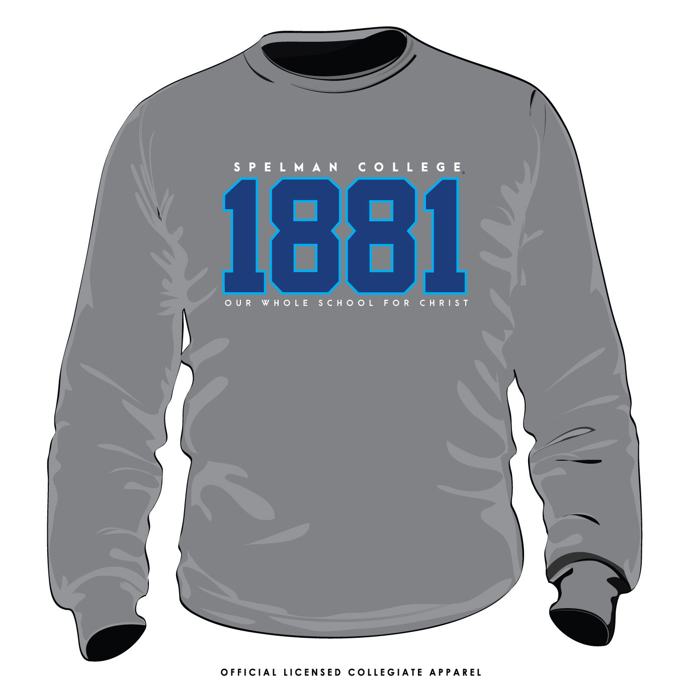 Spelman | EST. Gray Unisex Sweatshirt -Z-