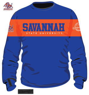 Savannah State  |  2 TONE ( Chenille & Embroidery  ) UNISEX SWEATSHIRT