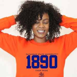 Savannah State | EST Orange Unisex Sweatshirt -Z-