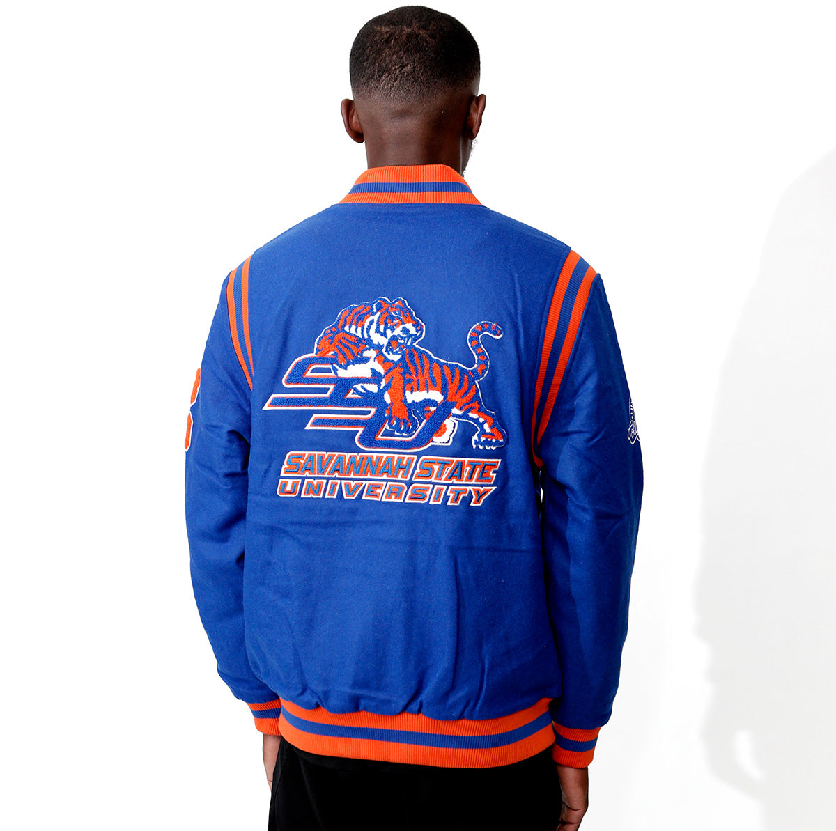 BHM Sale? SAVANNAH STATE | Varsity Jacket Unisex (FINAL SALE 