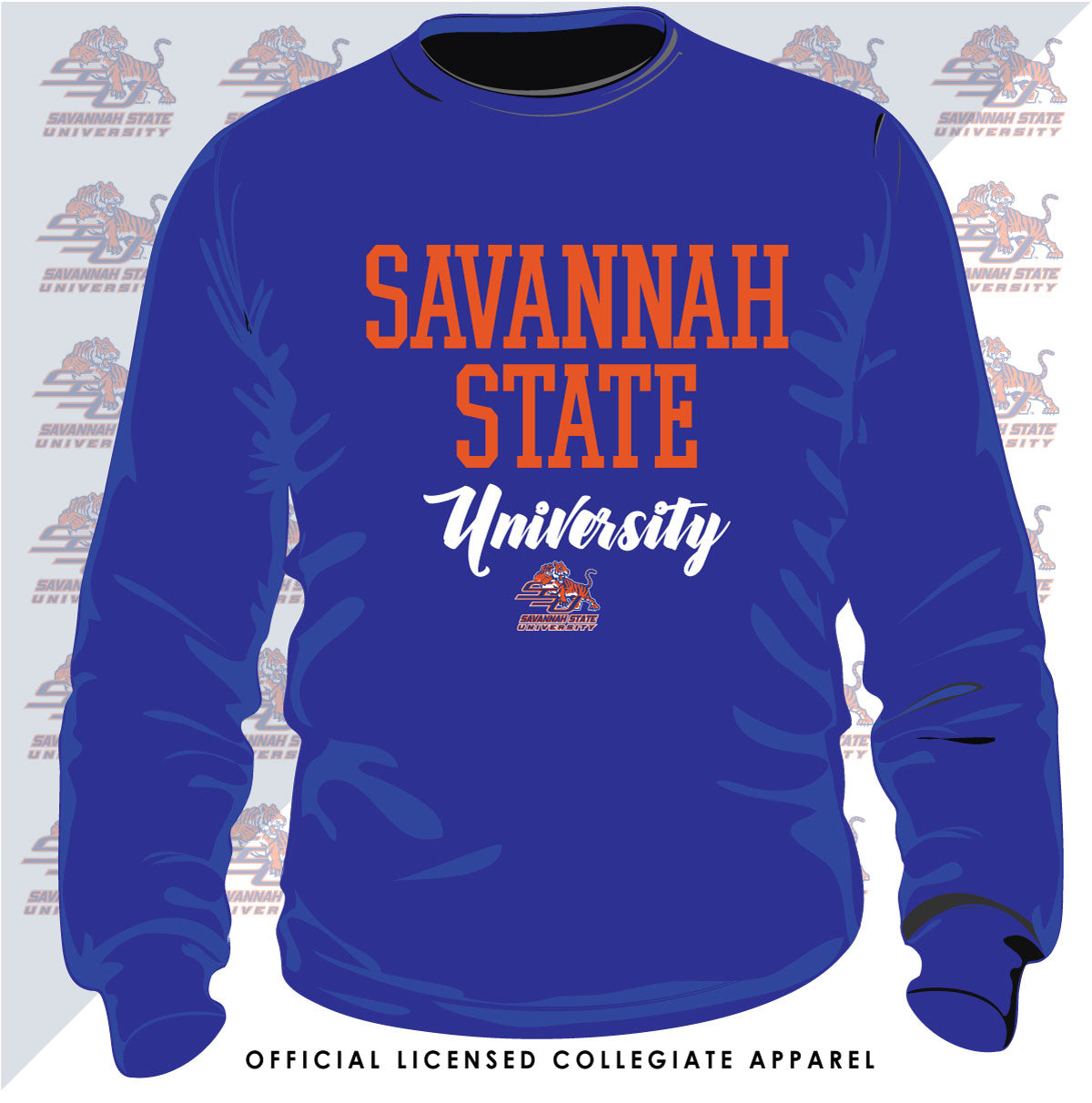 Savannah State | 2022 University Royal Blue Unisex Sweatshirt  -Z-