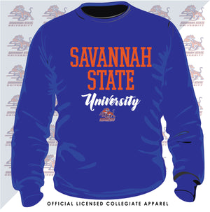 Savannah State | 2022 University Royal Blue Unisex Sweatshirt  -Z-
