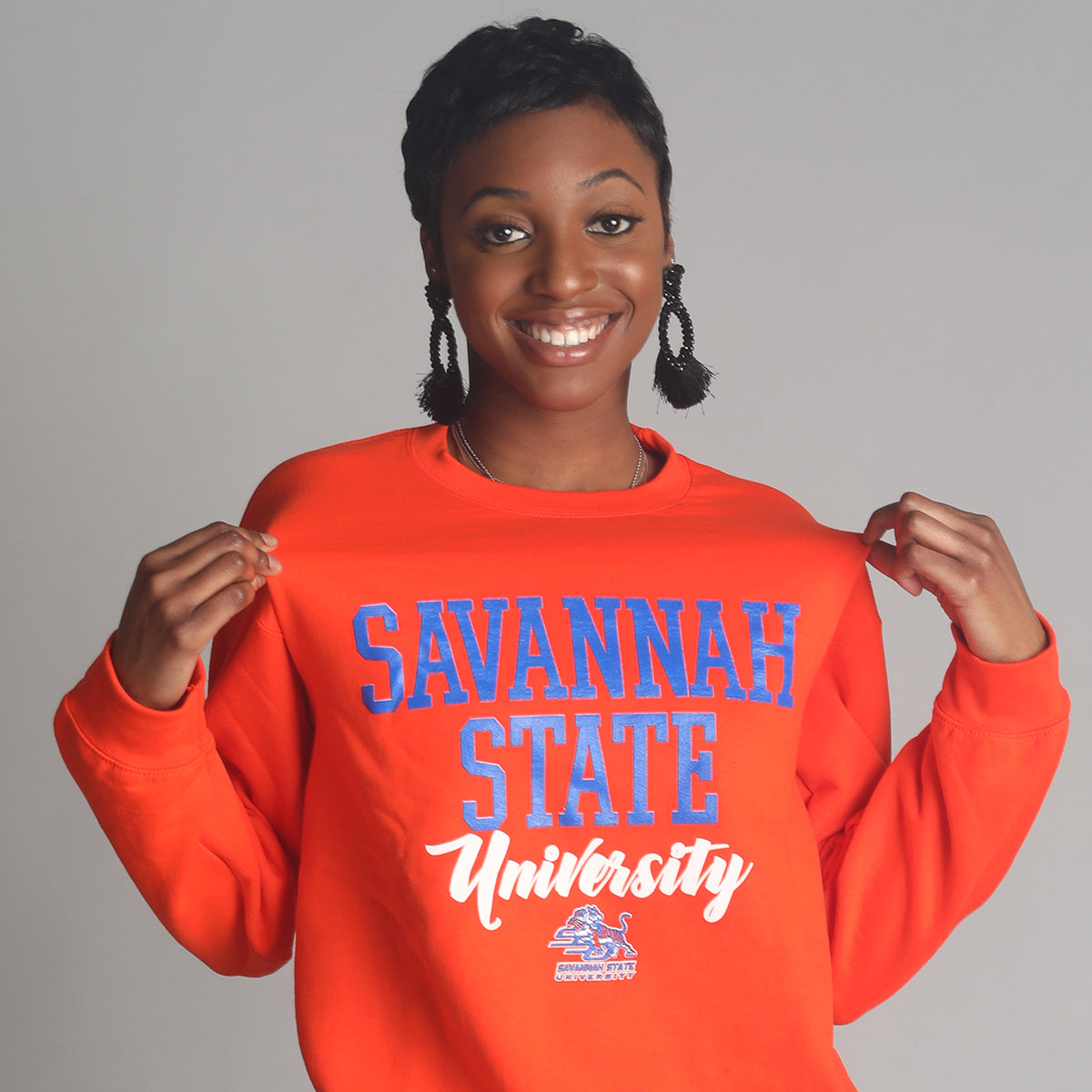 カットソー(長袖/七分) L'Appartement STAMMBAUM H/S LOGO Sweat Pre Order (Ship May 15 ) Savannah State | Tigers Chenille Cream