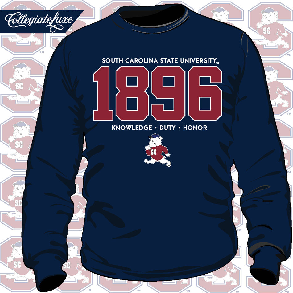 SC STATE | est. 1896 Navy unisex Sweatshirt (z)
