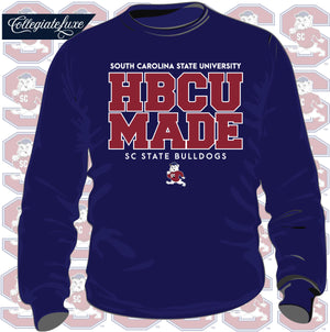 SC STATE | HBCU MADE |  Navy unisex Sweatshirt (z)