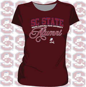 SC STATE | Fancy Alumni Maroon Ladies Tees (z)