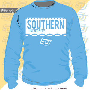 SOUTHERN UNIV. | Sudent Columbia Blue Unisex Sweatshirt