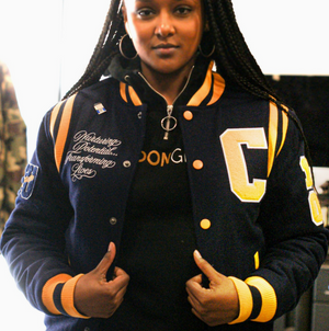 Coppin State VARSITY NAVY JACKET (K)