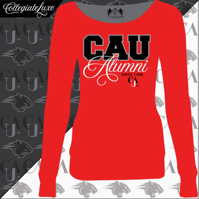 CLARK | Fancy Alumni RED Ladies Off the Shoulders (Z)