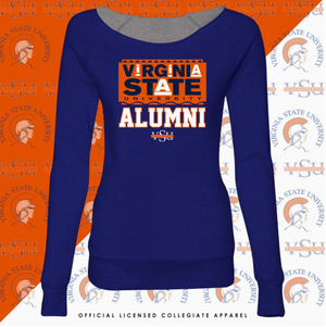 Virginia State  | VSU 90s Alumni  | NAVY Ladies Off the Shoulders Top
