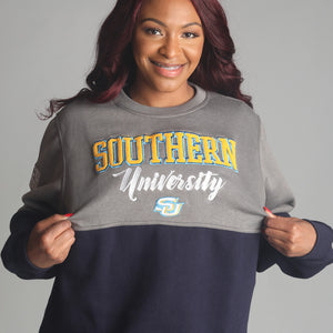 SOUTHERN UNIV. Chenille GRAD Unisex Sweatshirt (aja)