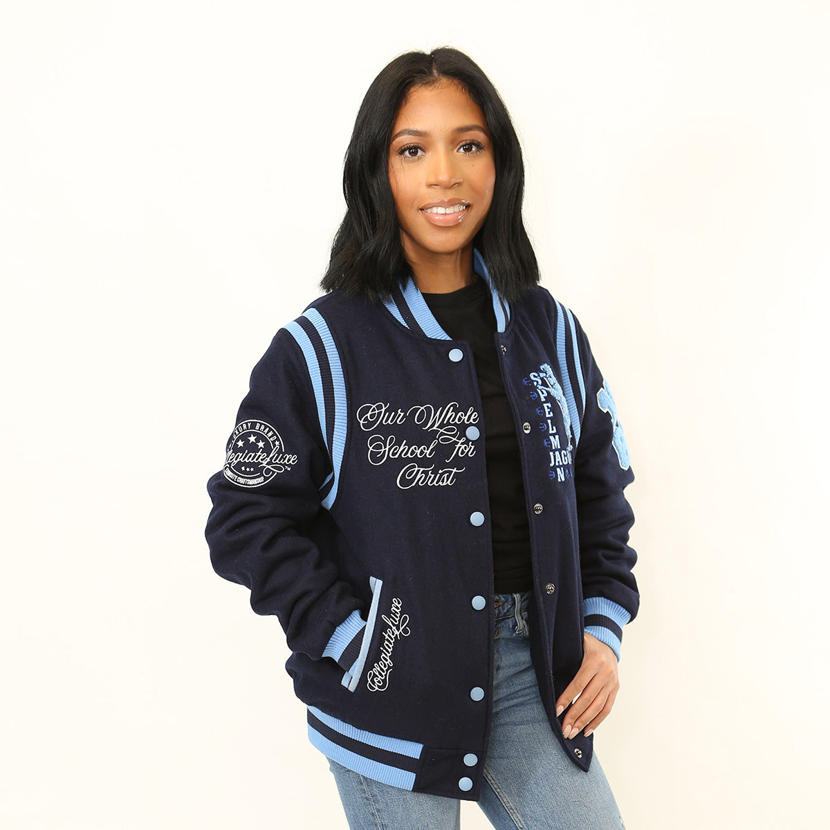 SPELMAN College Varsity Jacket Unisex (a**