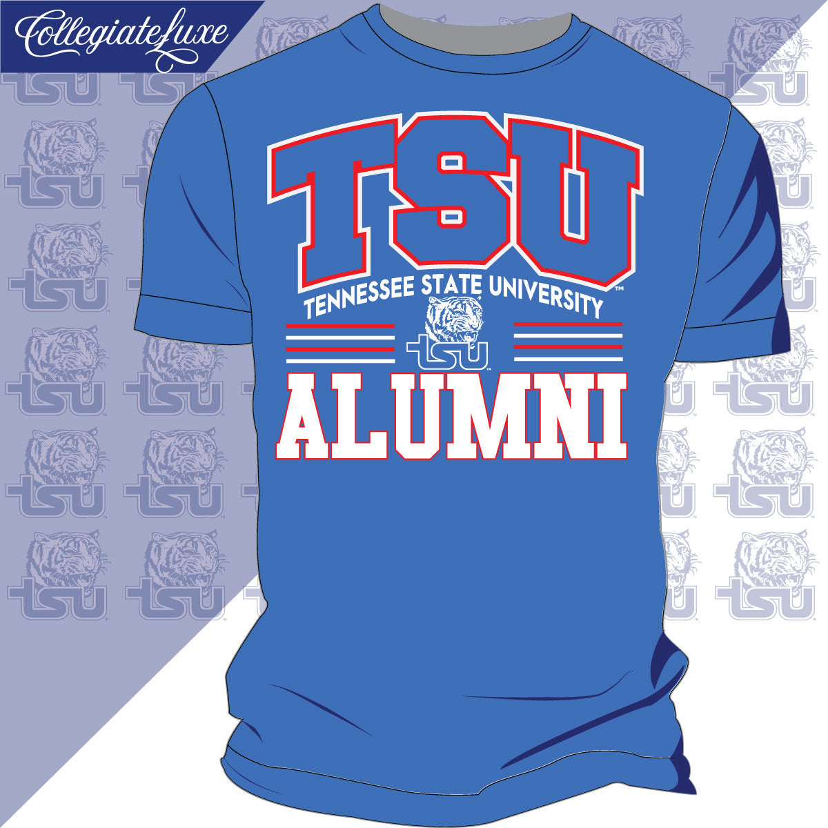 TennState Vintage ALUMNI Royal Blue Unisex Tees DK